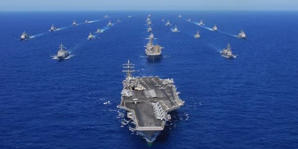 (A US Navy Fleet)c